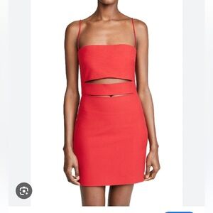 Michelle Mason cut out mini dress